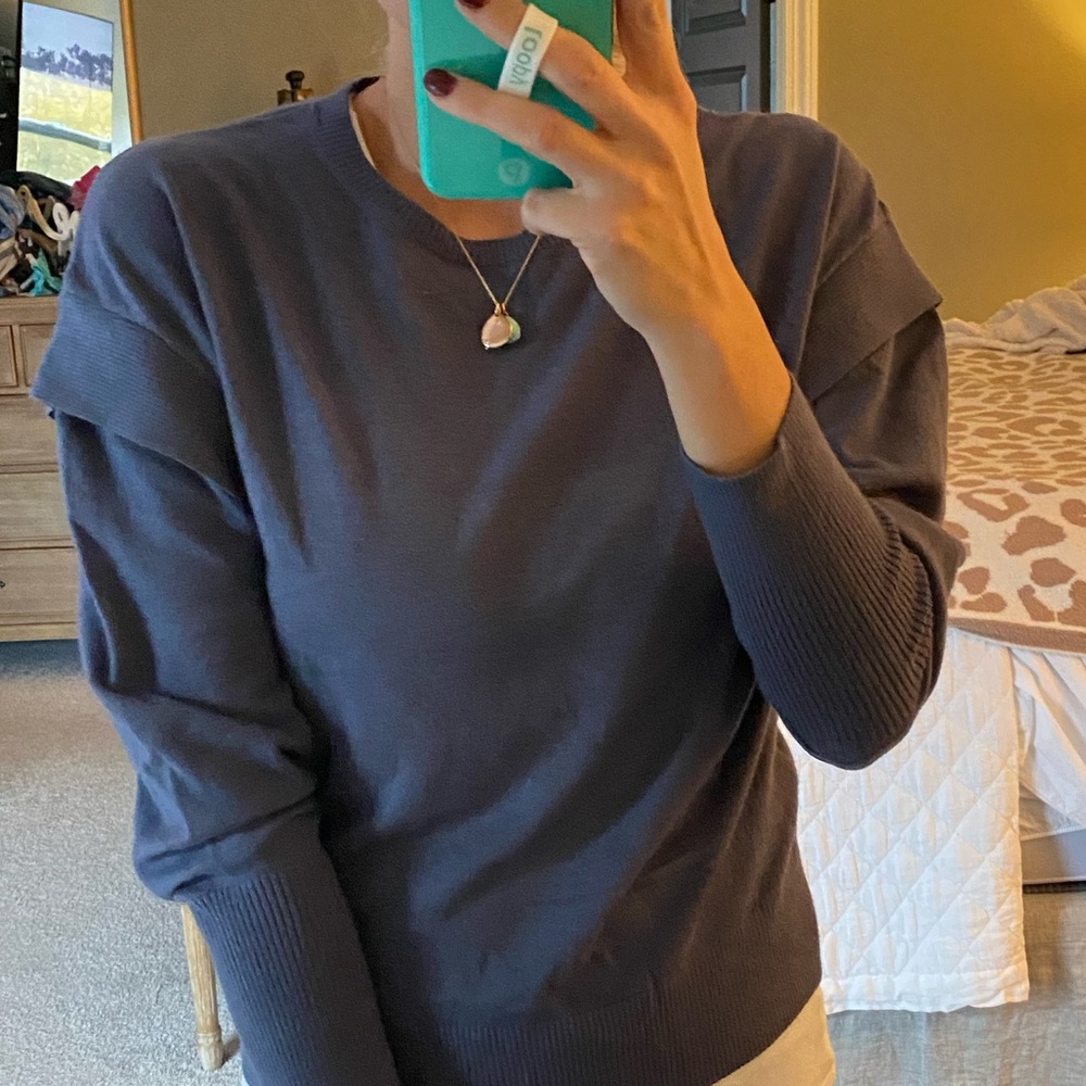 Express deep purple sweater brand new small